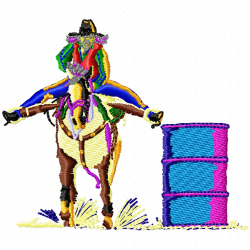 Cowboy And Hunter Embroidery Design 12 Cowboy And Hunter Embroidery Design 12